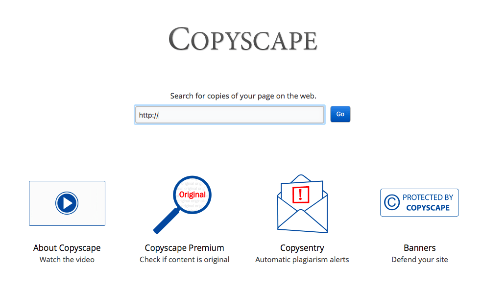 Best SEO Tools: Copyscape - Plagiarism Search Engine