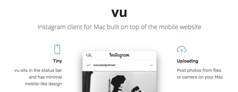 Vu - Mac Apps for Marketers