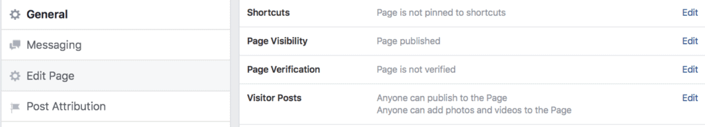 Facebook Page Verification Process
