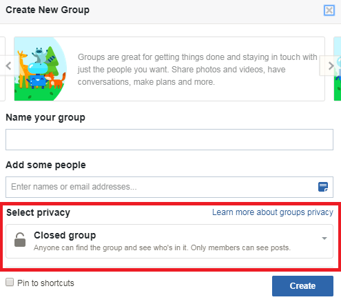 Privacy Setting on FB Groups