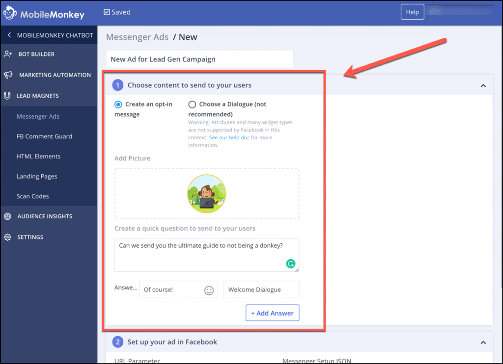 FB Messenger Chatbot FB Messenger Chatbot